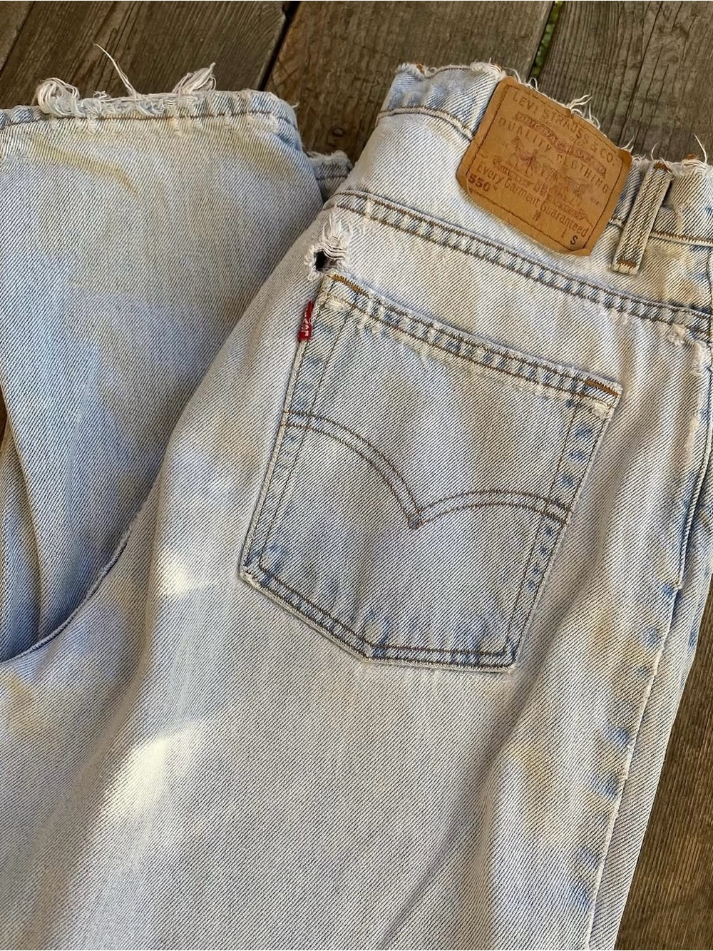 Levi's Light Blue Relaxed Men's Jeans with Signature Back Pocket